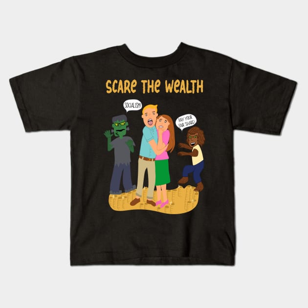 Scare the Wealth Kids T-Shirt by Alissa Carin